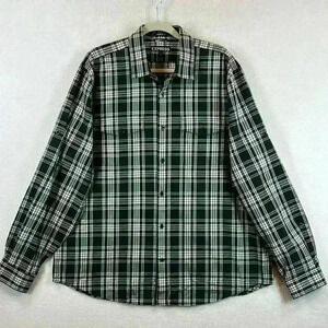 Express Men’s Button-Up Shirt Men’s XL Blue and White Long Sleeve